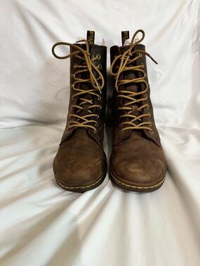 Doc Marten Brown Leather Sneaker Boot - W9